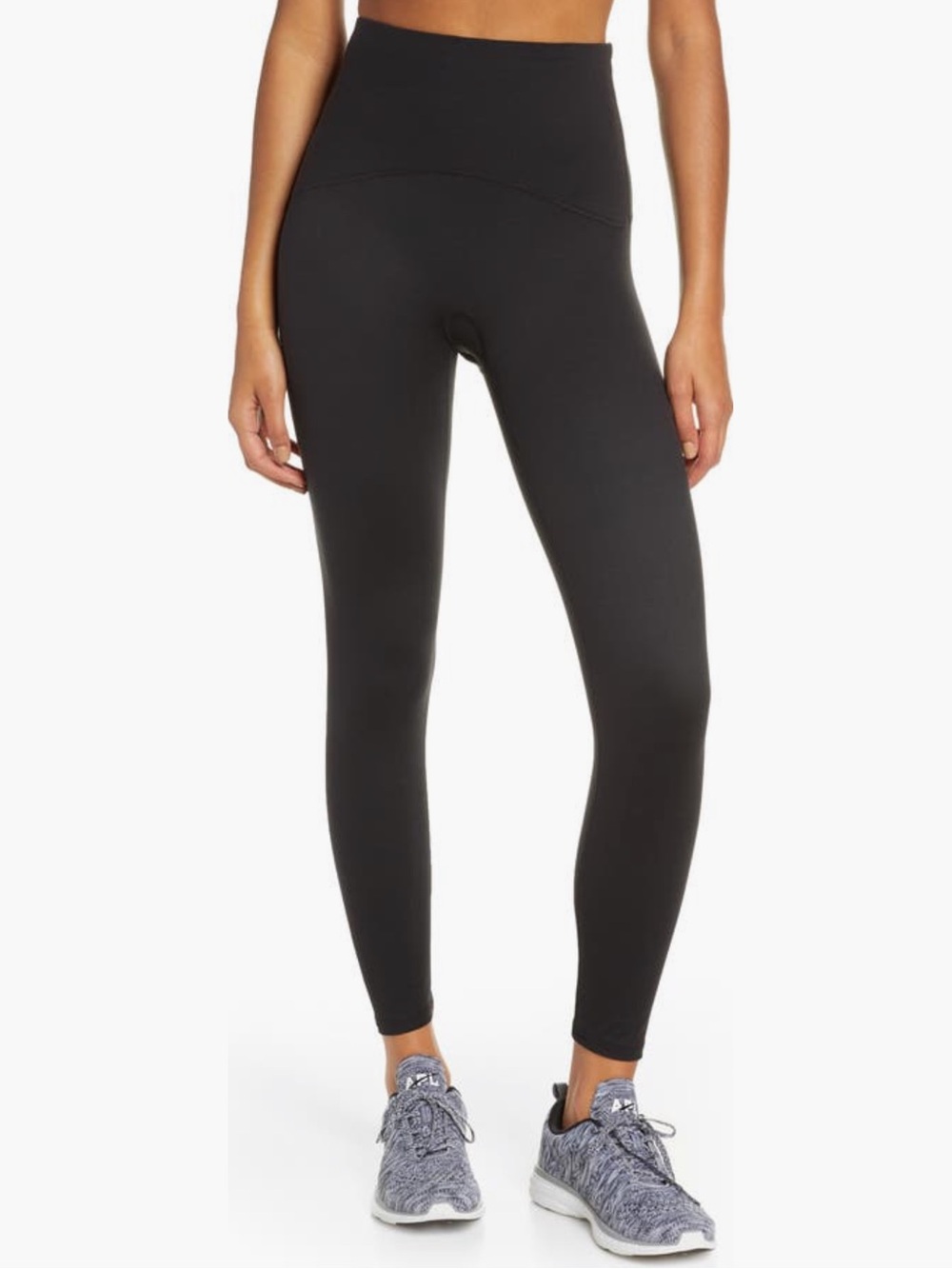 Spanx Booty Boost Active 7/8 Legging Size L Very Black NWT